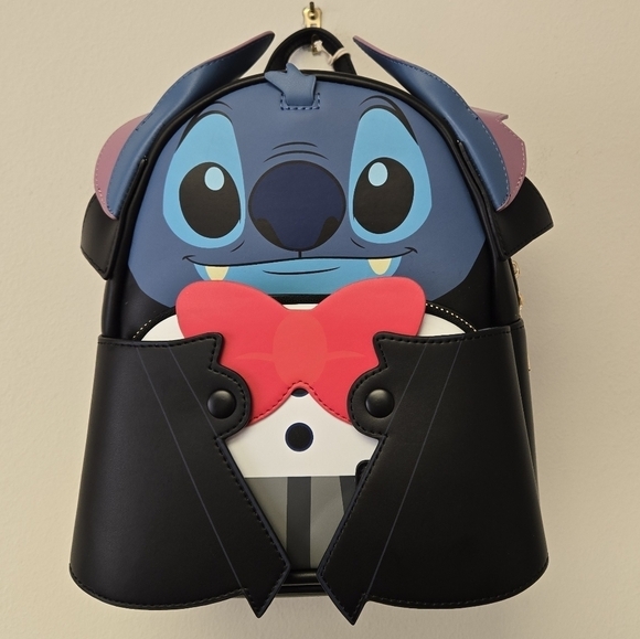 Loungefly Disney Stitch Vampire Bow Tie Backpack main image 5